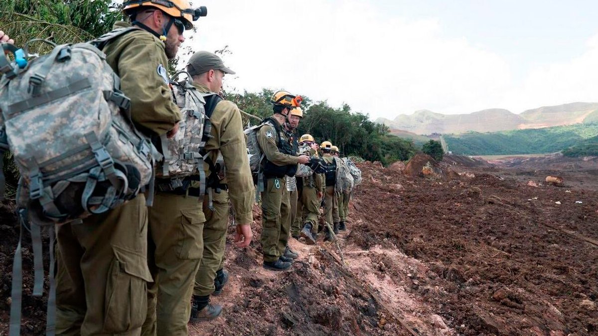 Militares israelenses começam hoje resgate de vítimas em Brumadinho