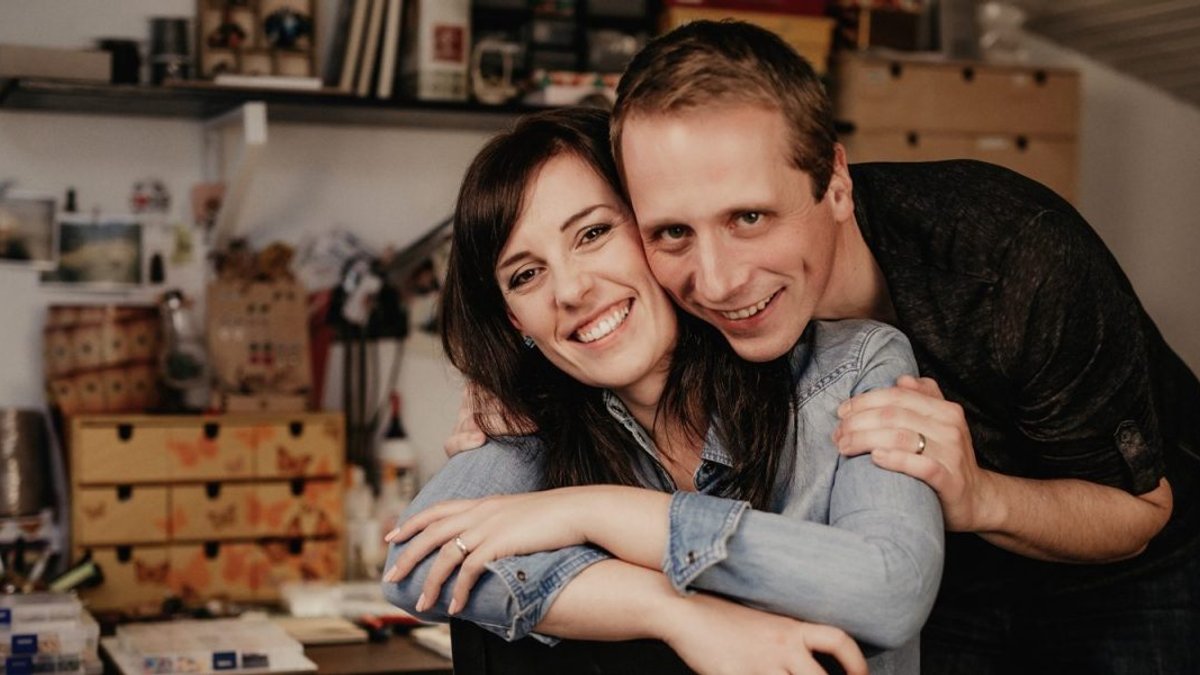 RENATA MEDVED ŠERTEL AND HUSBAND
