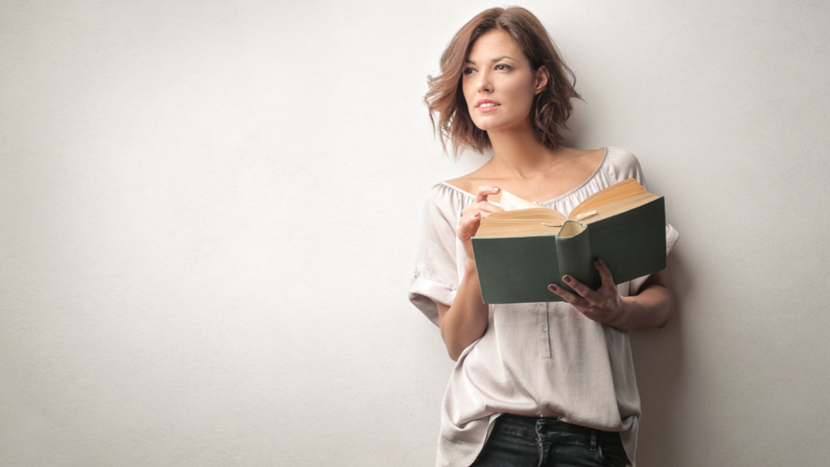 DONNA, LIBRO, JEANS