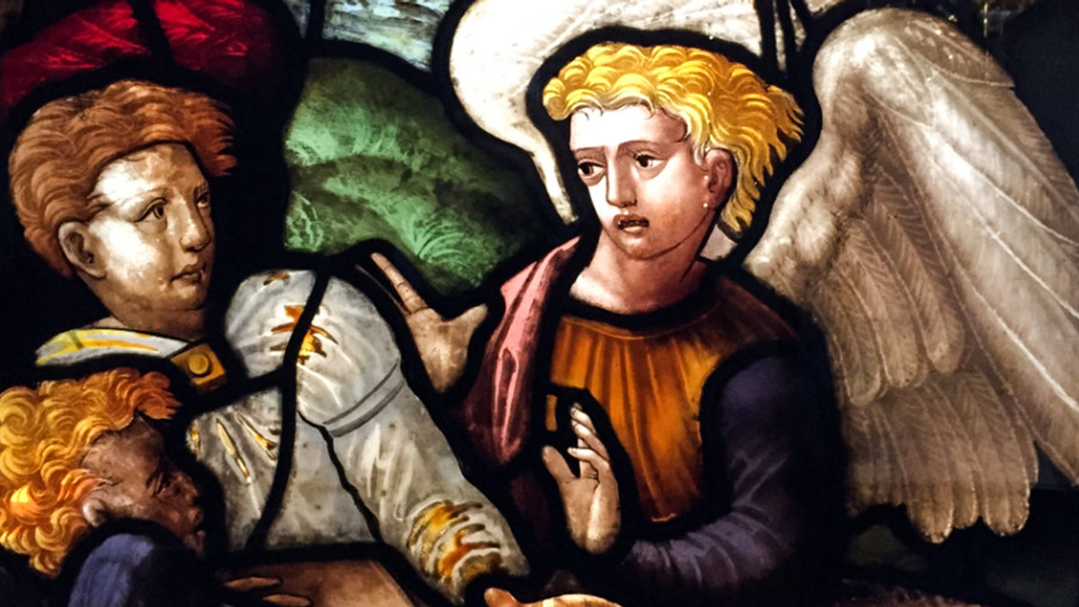 STAINED GLASS ANGEL