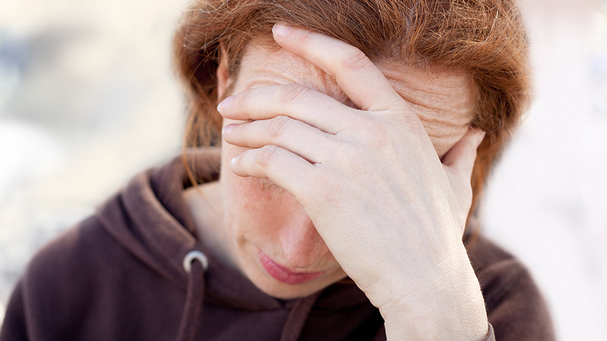 UPSET WOMAN
