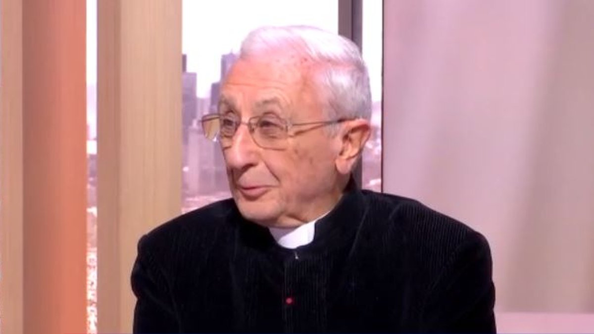 L&rsquo;abbé de La Morandais sur le plateau de LCI le 18.03.2019