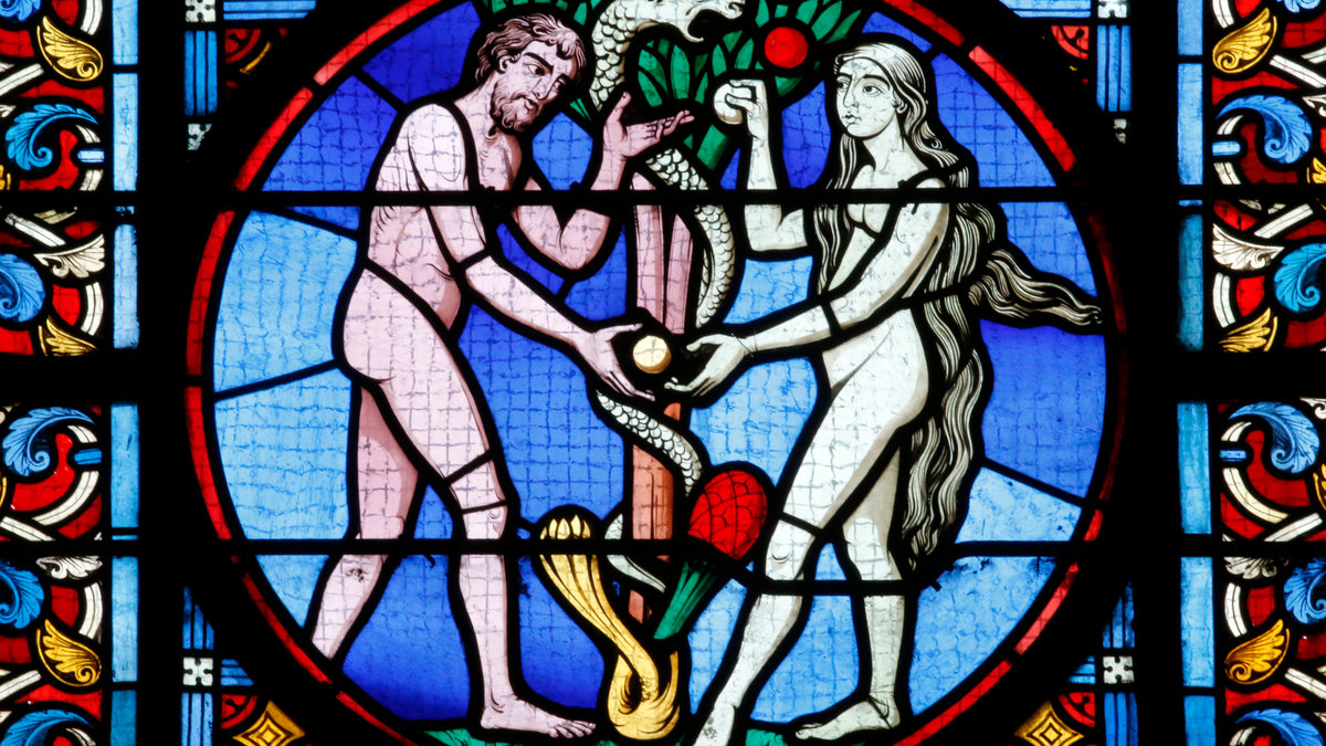 Adam et Eve, le fruit défendu.
