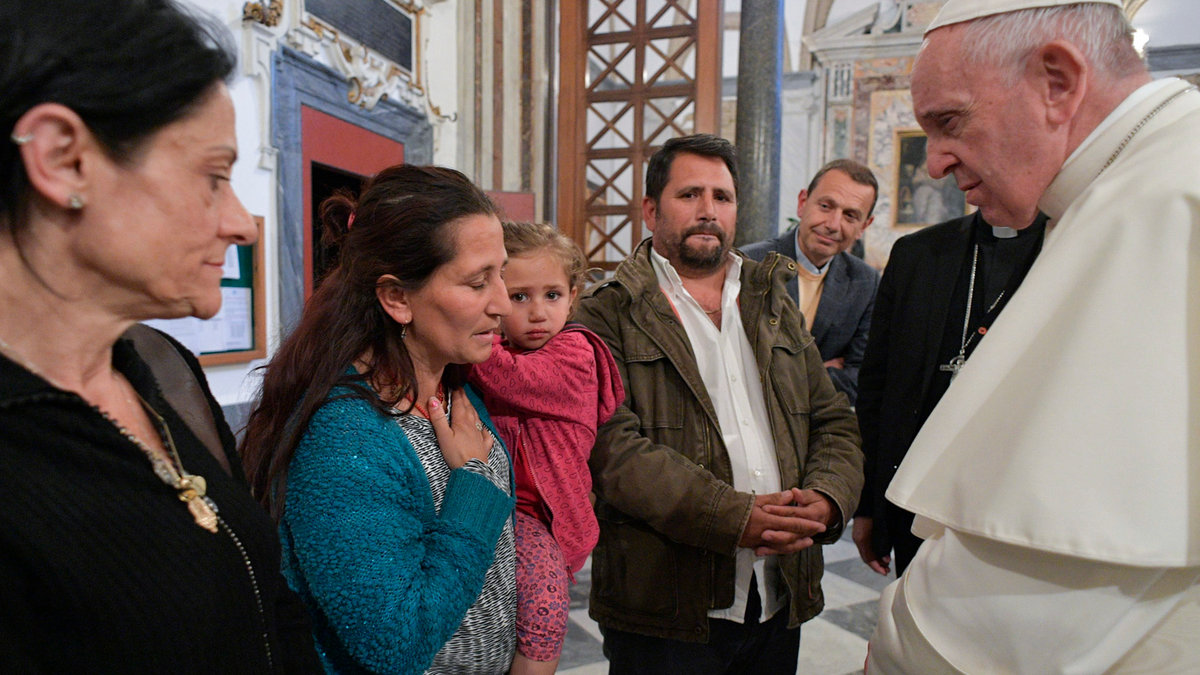pope francis gipsy