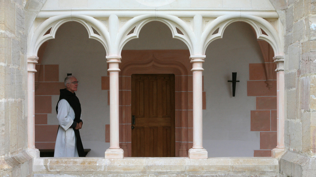 Moine cistercien de l'abbaye de Citeaux