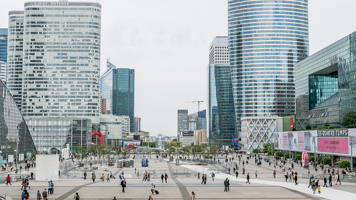 La Defense business district of Paris