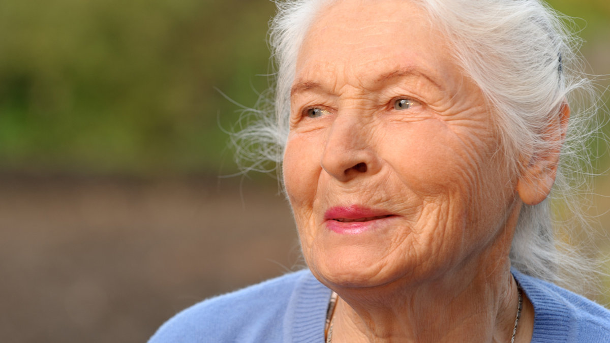 elderly woman portrait