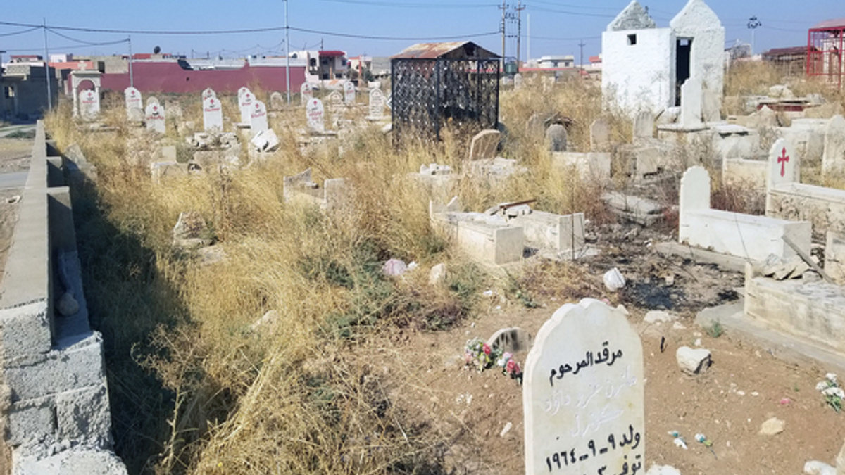 CHRISTIAN CEMETERY IN IRAQ