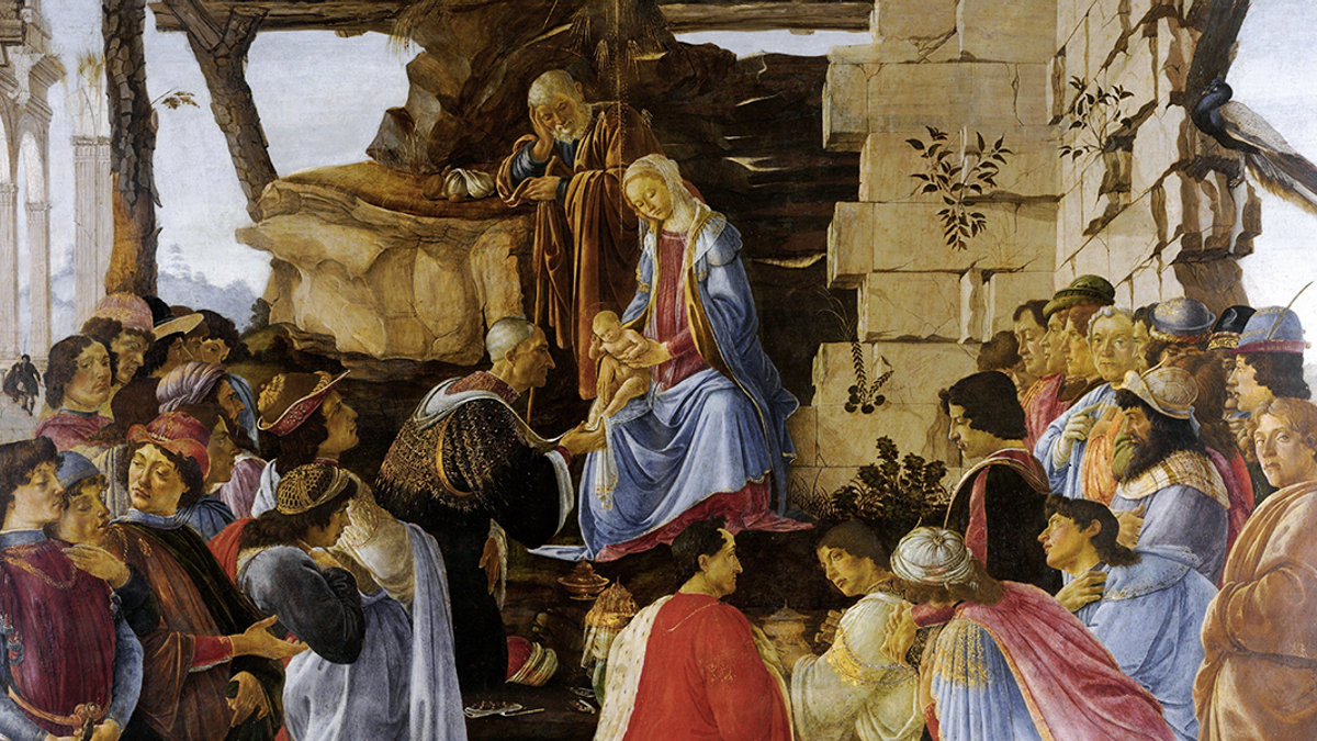 ADORATION OF THE MAGI, BOTTICELLI