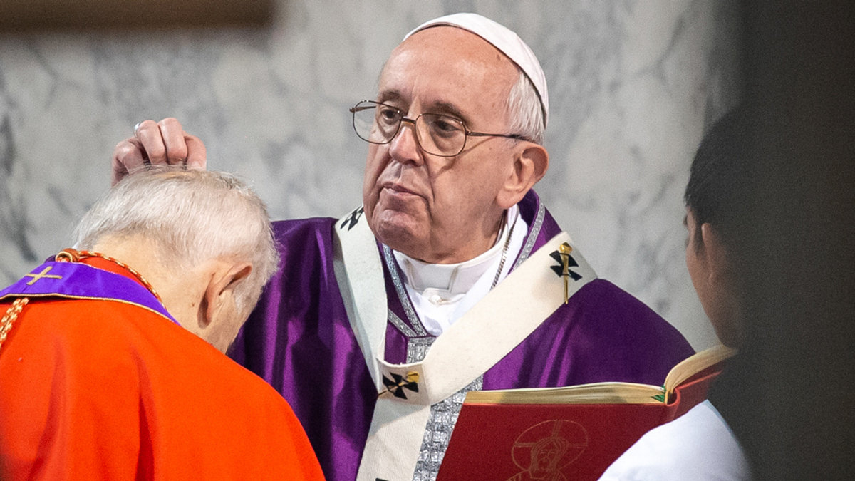 POPE FRANCIS; Ash Wednesday