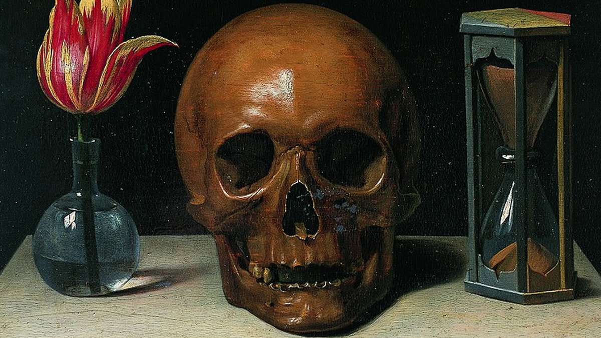 STILL LIFE WITH SKULL