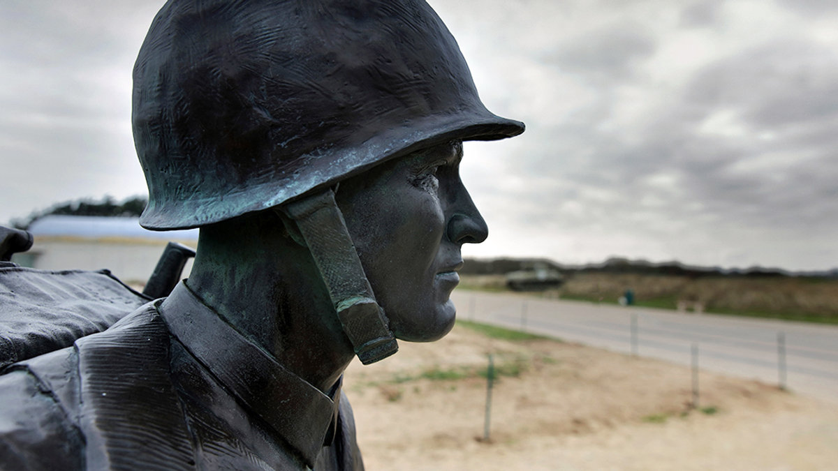 Higgins Boat Monument, Utah beach, Saint-Martin-de-Varreville