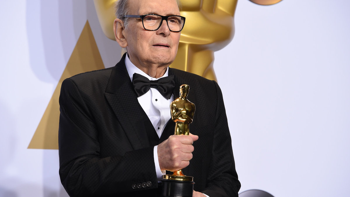 WEB ENNIO MORRICONE OSCAR 2016 © Robyn BECK – AFP
