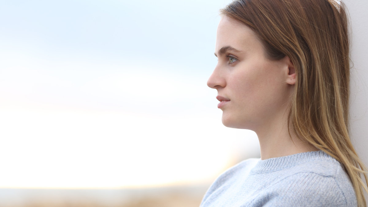 GIRL, PORTRAIT, SERIOUS