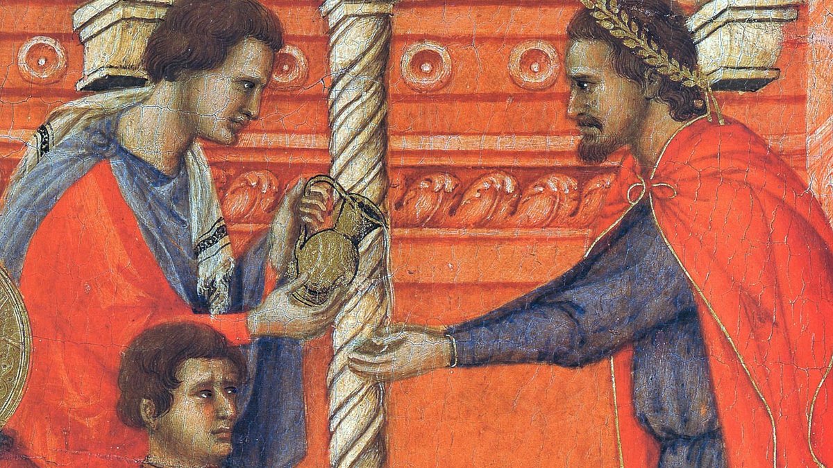 PONZIO PILATO DUCCIO DI BUONINSEGNA