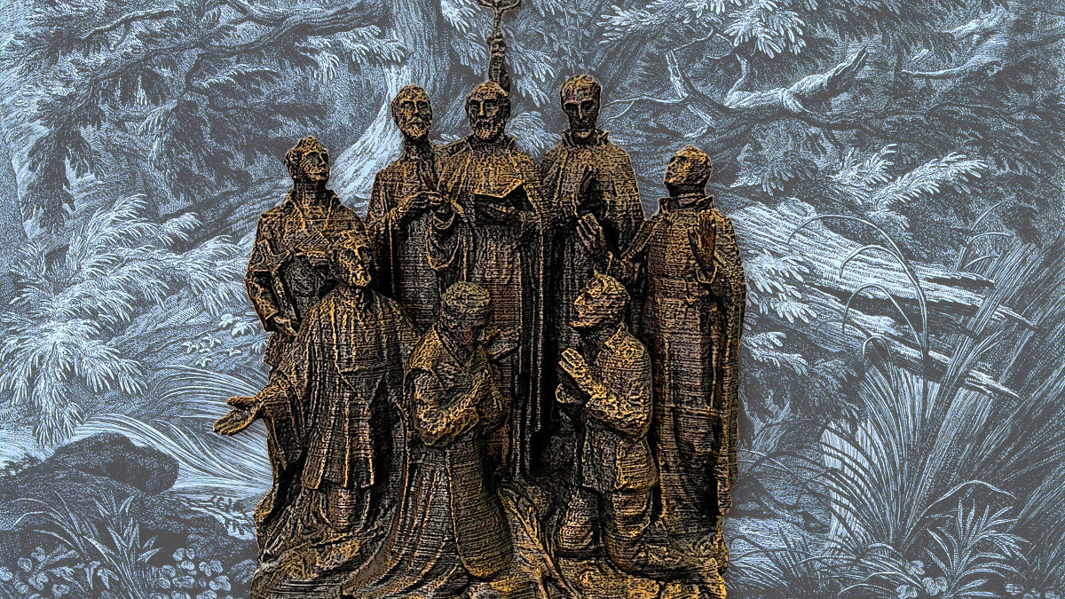 North American Martyrs collage