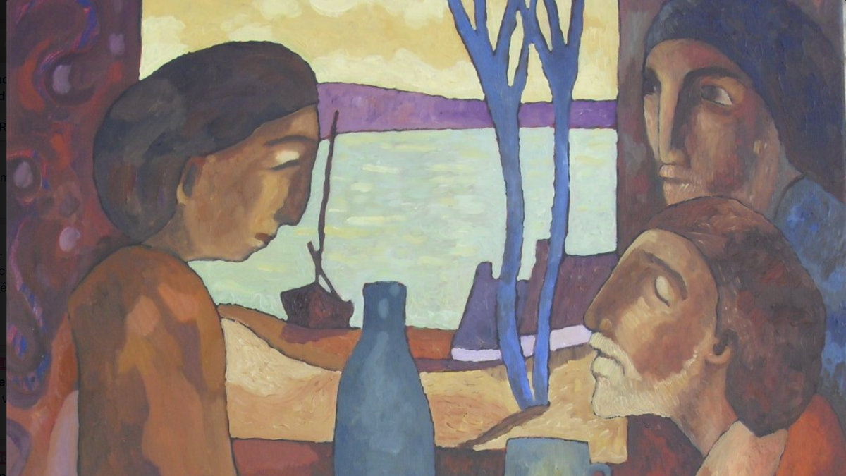 Réginald_Pycke,_Conversation vespérale