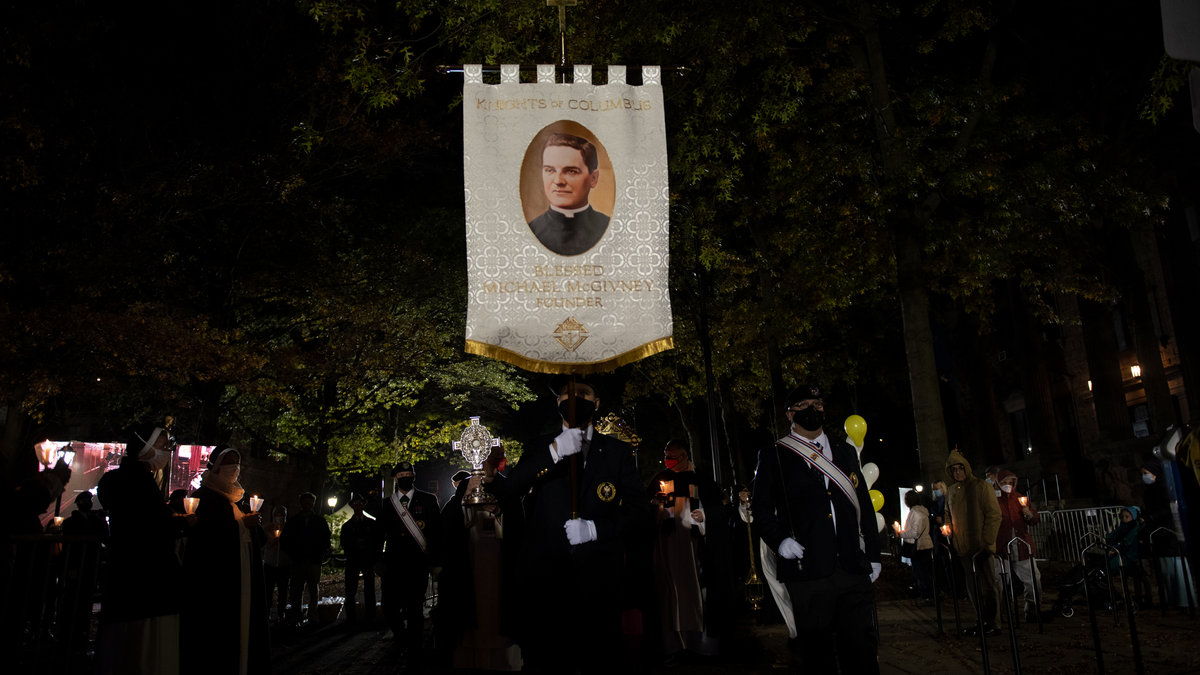 CANDLELIGHT PROCESSION AND ROSARY