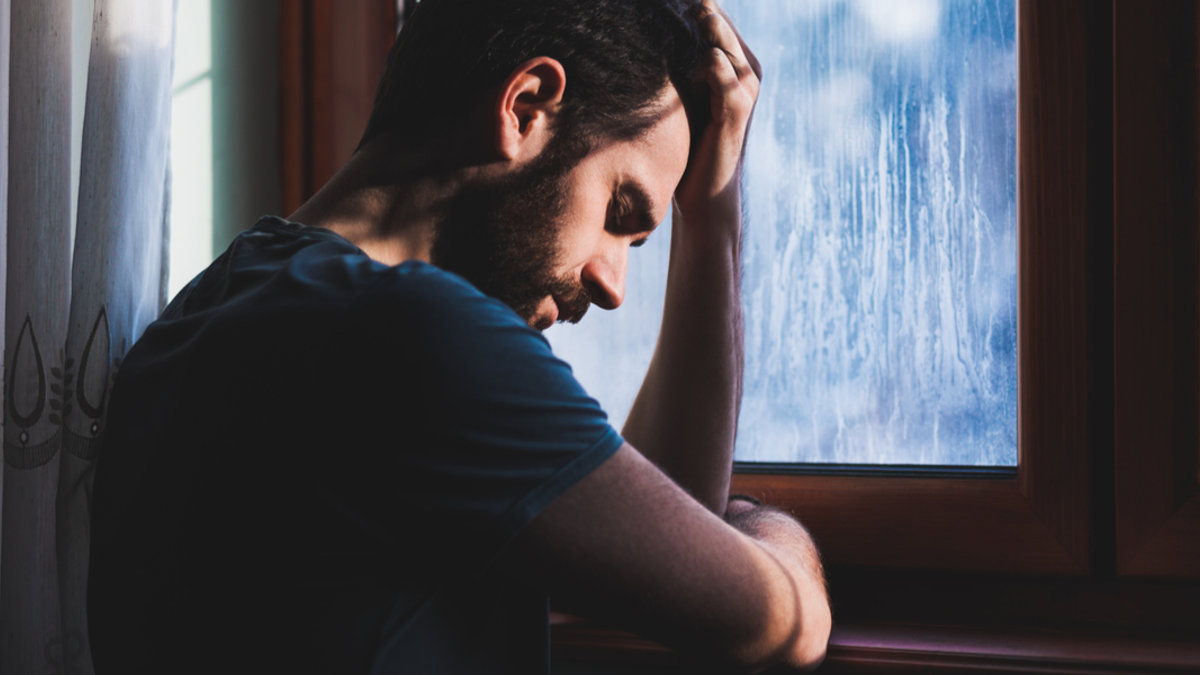 MAN, SAD, WINDOW