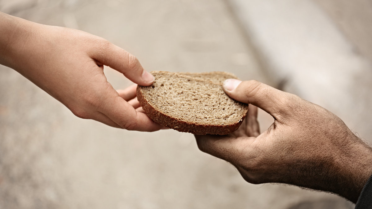 HANDS, BREAD, GIVING