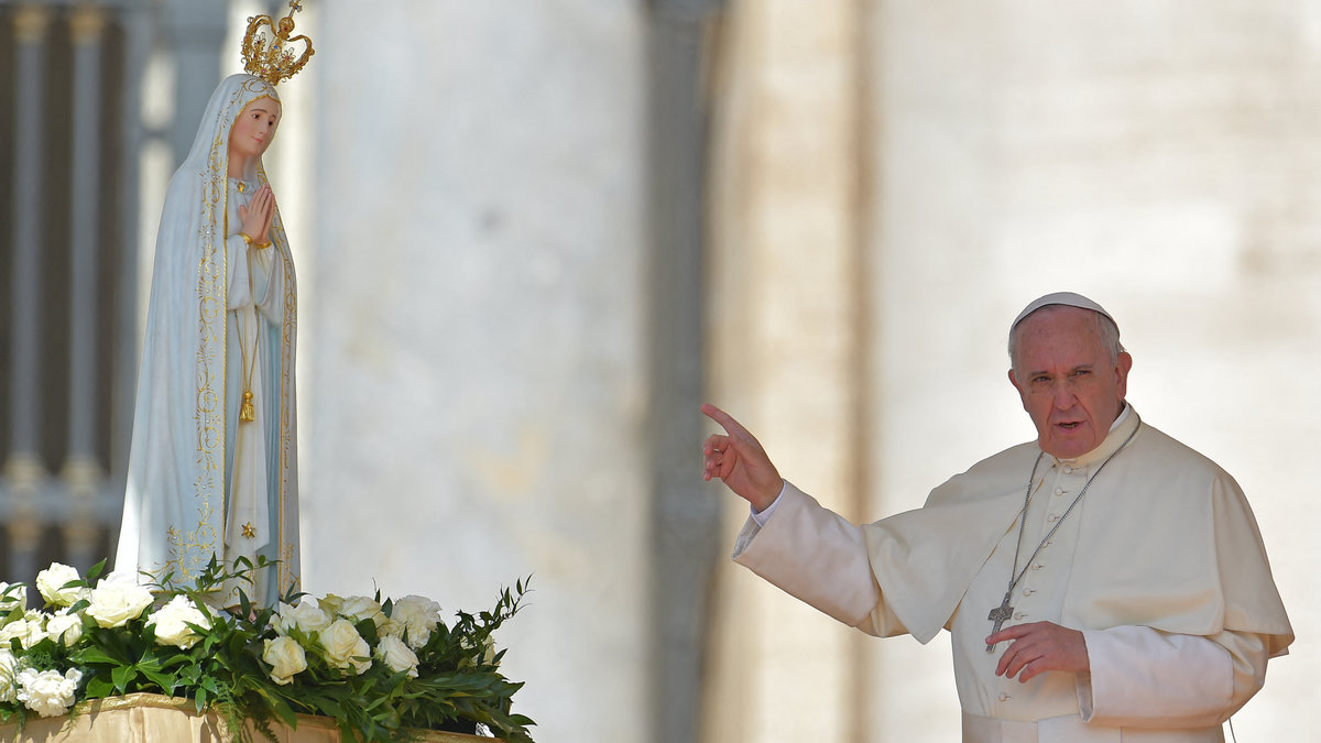 Papa Francisco e Nossa Senhora de Fátima