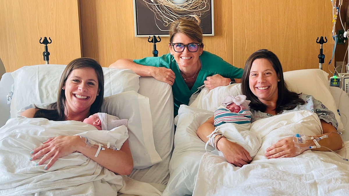Caroline Giguere and Candice Hipp