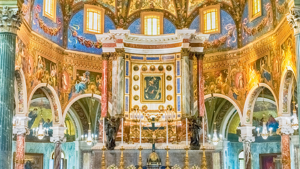 Shrine of Our Lady of the Rosary of Pompei, Italy