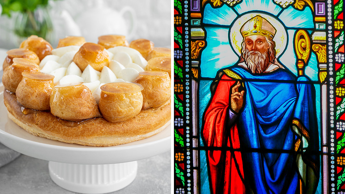 saint honore cake
