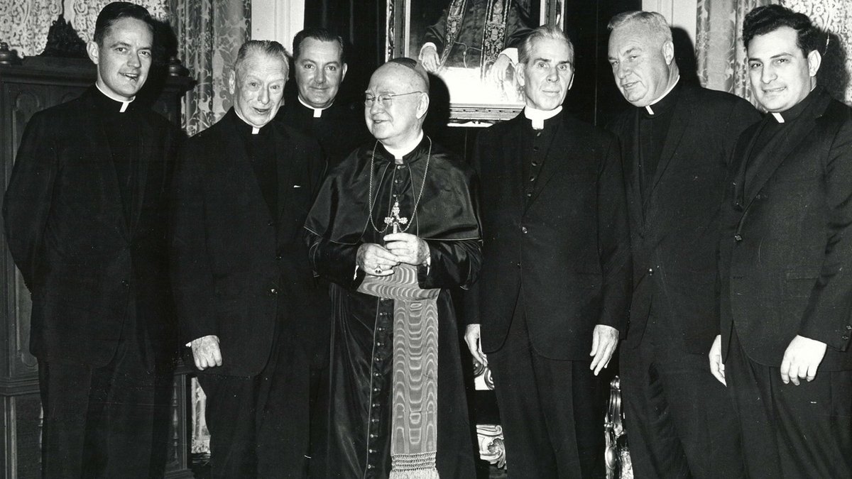 MSGR. HILARY FRANCO WITH FULTON SHEEN