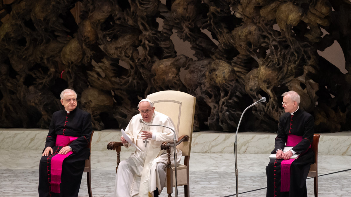 POPE FRANCIS AUDIENCE PAUL VI HALL