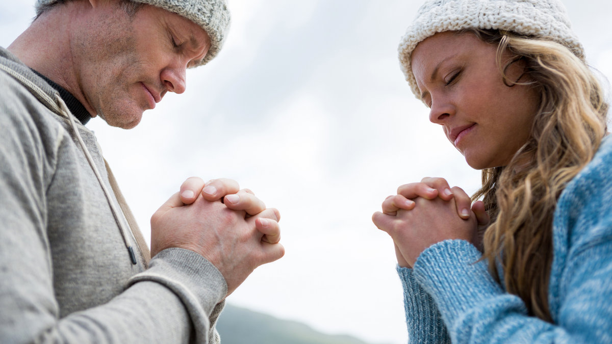 praying