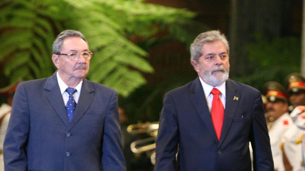 Lula e Raul Castro