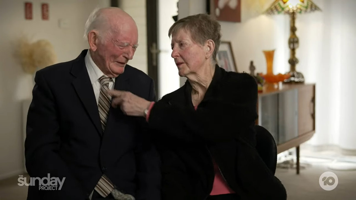 ELDERLY MAN AND WOMAN