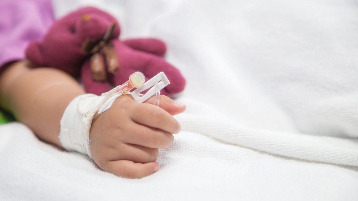 Bebê no hospital