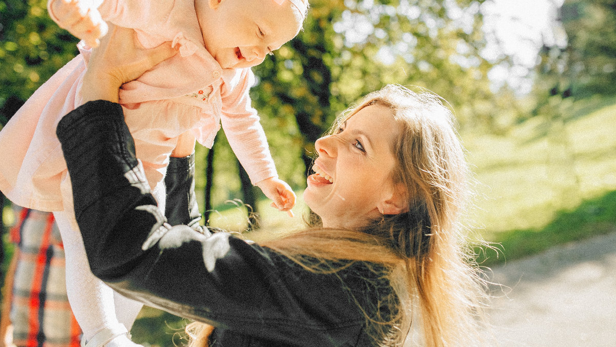 baby, toddler, mom