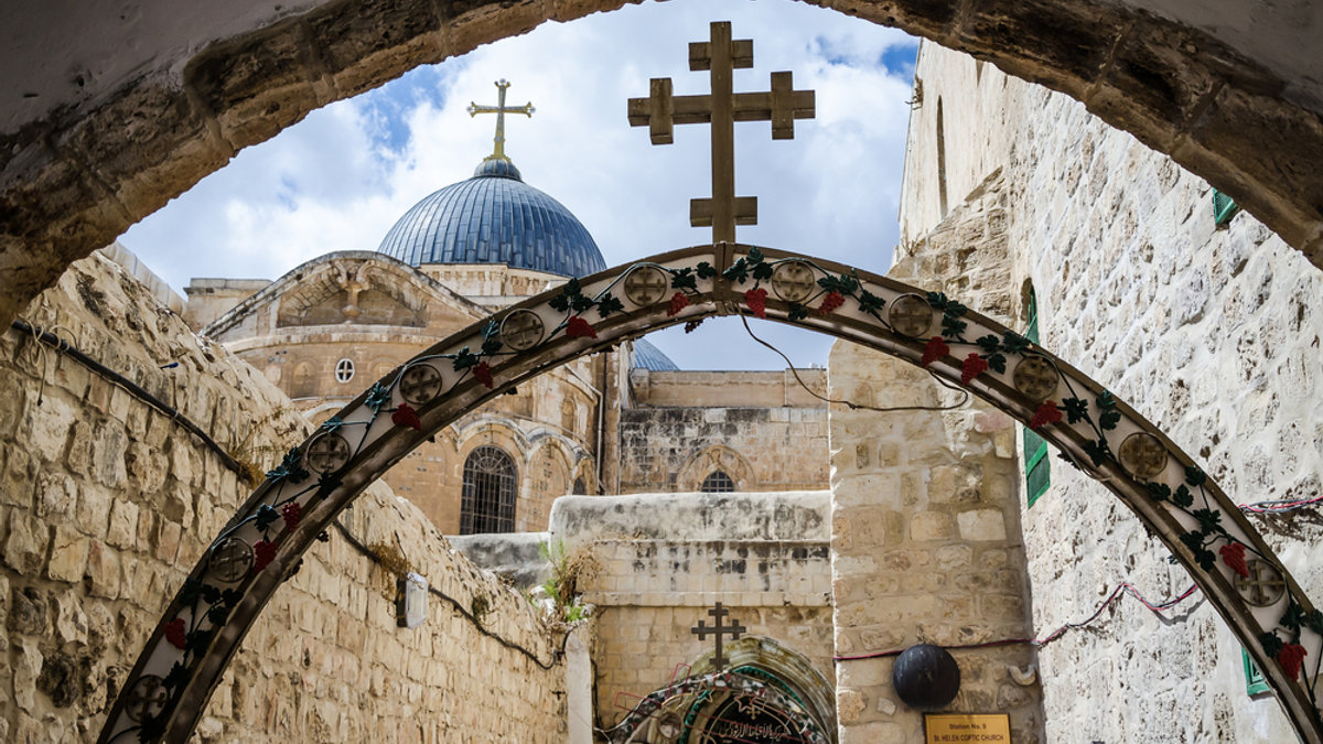 Via Dolorosa, stacja IX, Stare Miasto w Jerozolimie