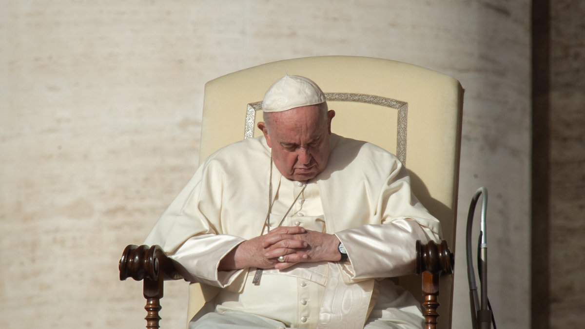 Pope Francis during his weekly general audience September 28, 2022