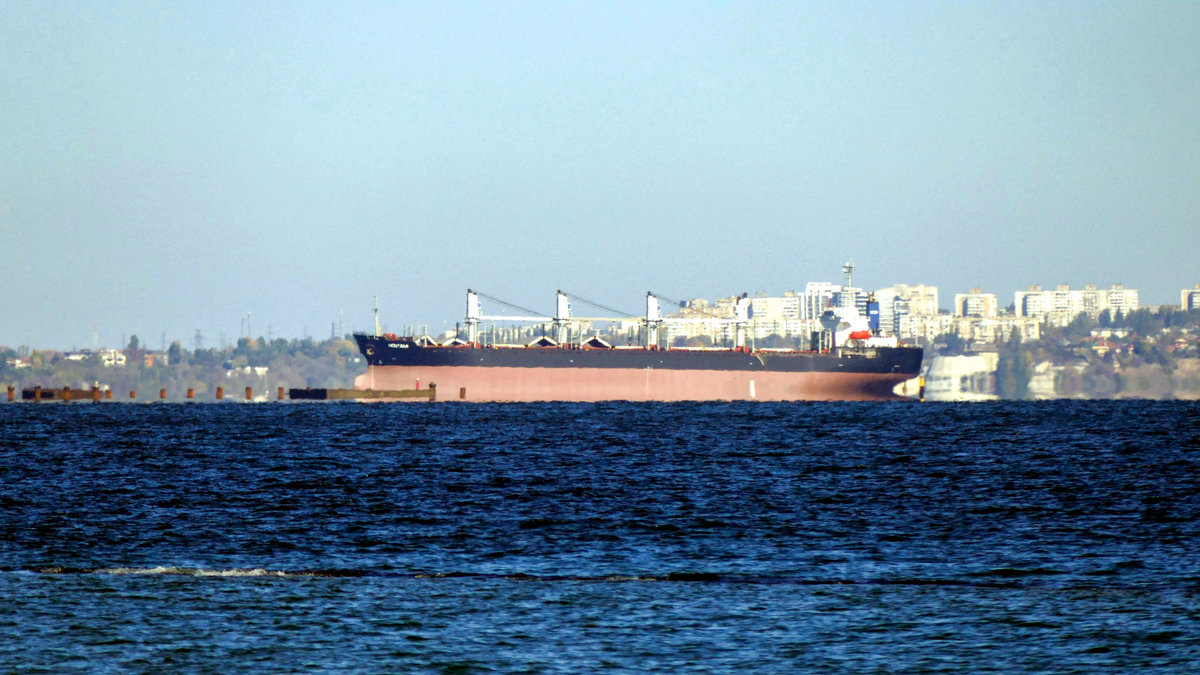 GRAIN SHIP AT ODESA