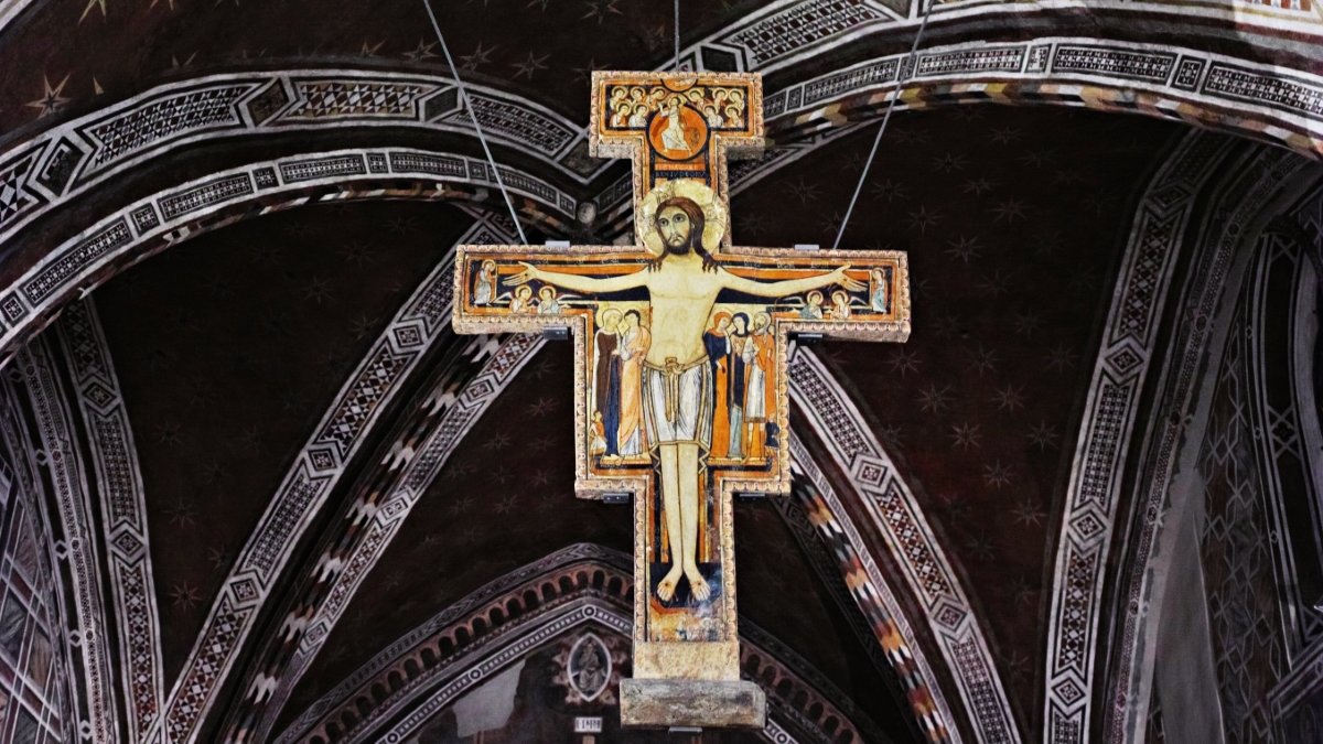 krzyż San Damiano w Bazylice św. Klary w Asyżu