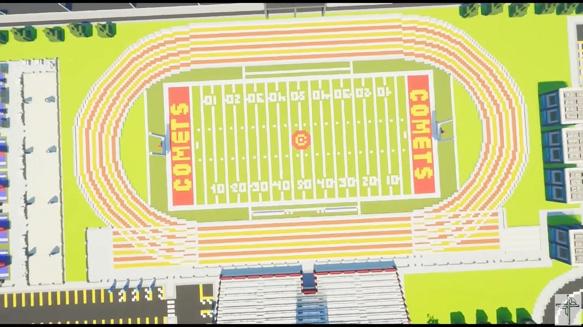 minecraft build Central Catholic High School