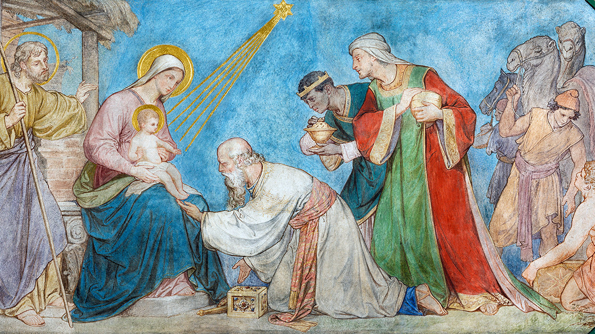 The-fresco-of-Adoration-of-Magi-the-in-church-kostel-Svateho-Cyrila-Metodeje-by-Petr-Maixner-1872