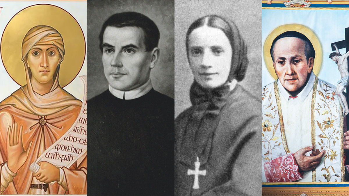 san Vincenzo Romano santa Samthann di Clonbroney beato Peter Friedhofen santa Francesca Saverio Cabrini