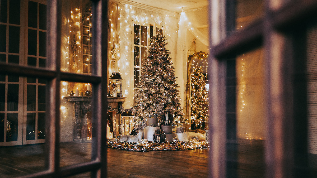 house, Christmas, decorations