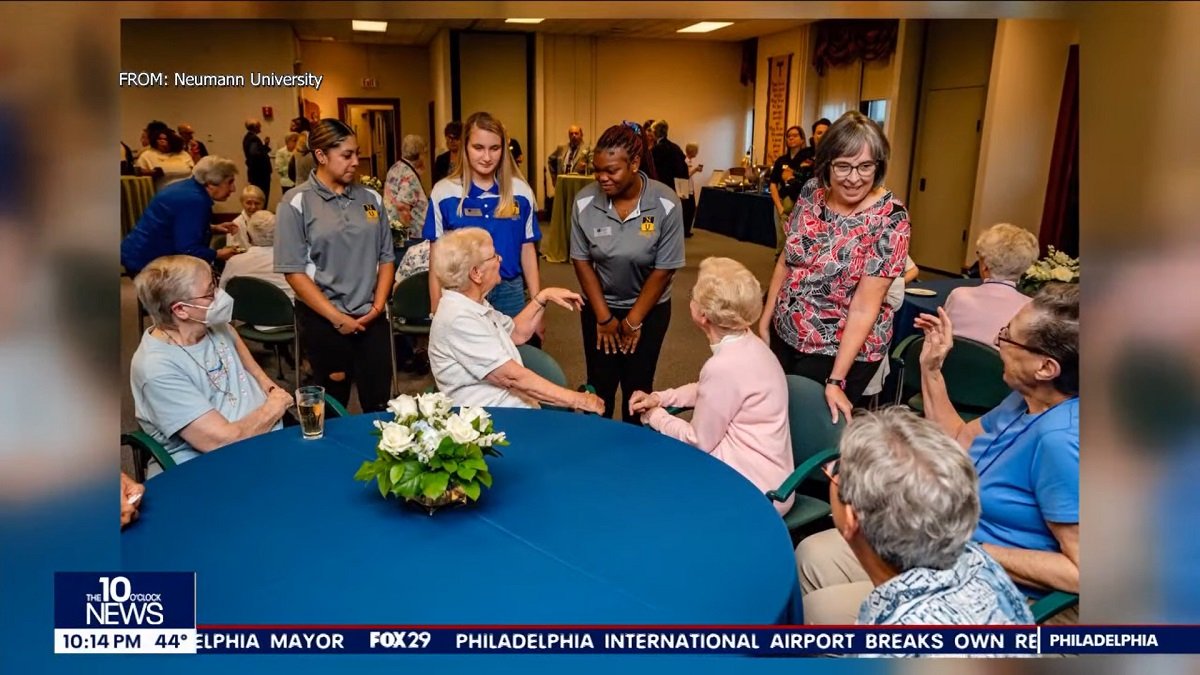 students live with nuns Neumann University