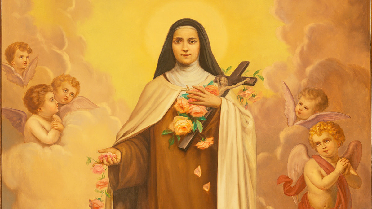 The-painting-of-St.-Therese-of-Avila-in-the-church-Chiesa-di-San-Franceso-d-Assisi-by-A.-Nicolas-1931-shutterstock