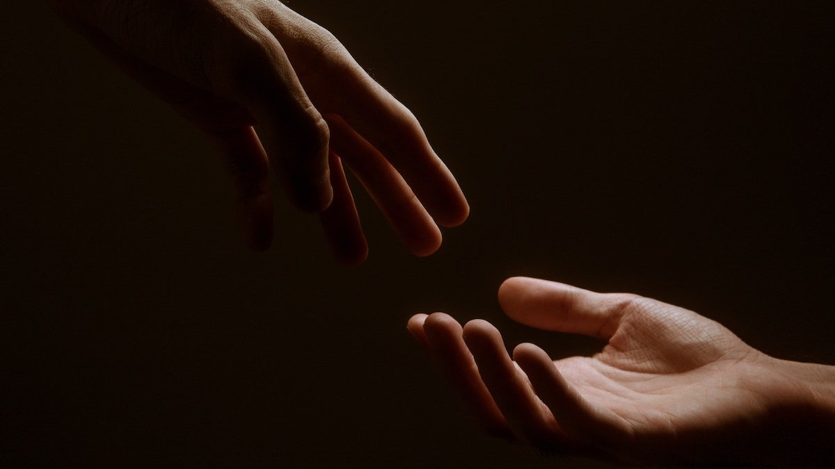two hands