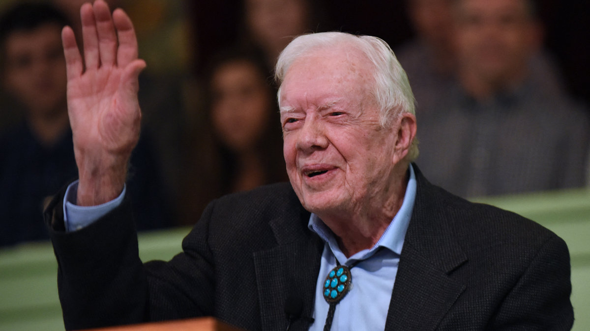 JIMMY CARTER TEACHING SUNDAY SCHOOL
