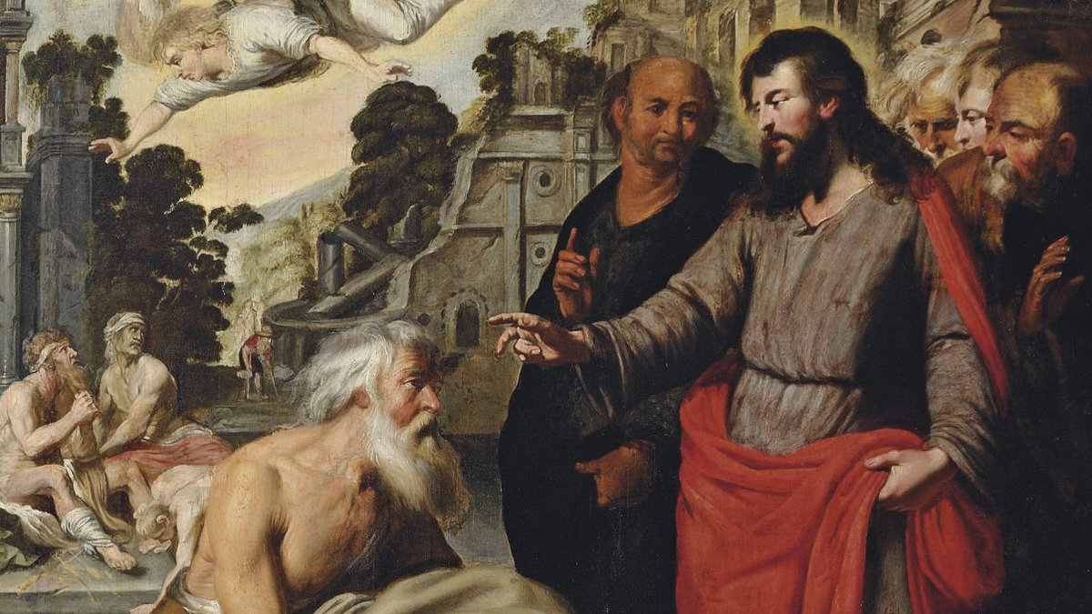 Jezus Chrystus uzdrawia paralityka nad sadzawką Betesda