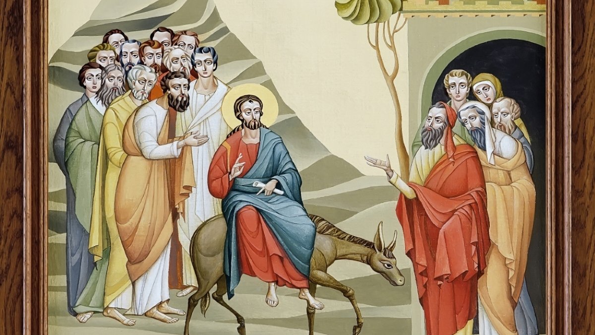 Jezus Chrystus wjeżdża do Jerozolimy