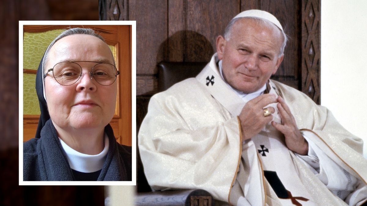 Siostra Klara Trzęsowska swoje powołanie zawdzięcza Janowi Pawłowi II